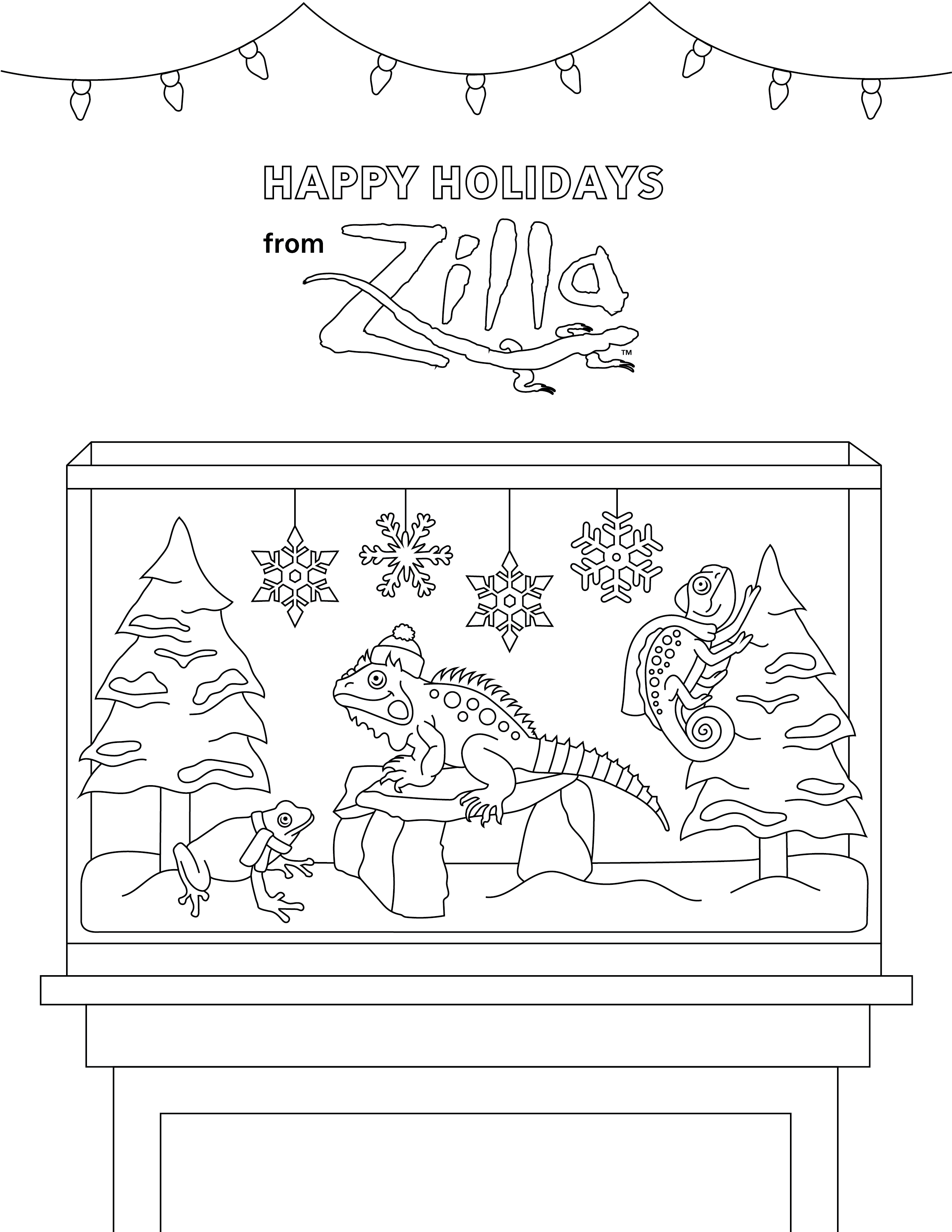 holicay coloring pages