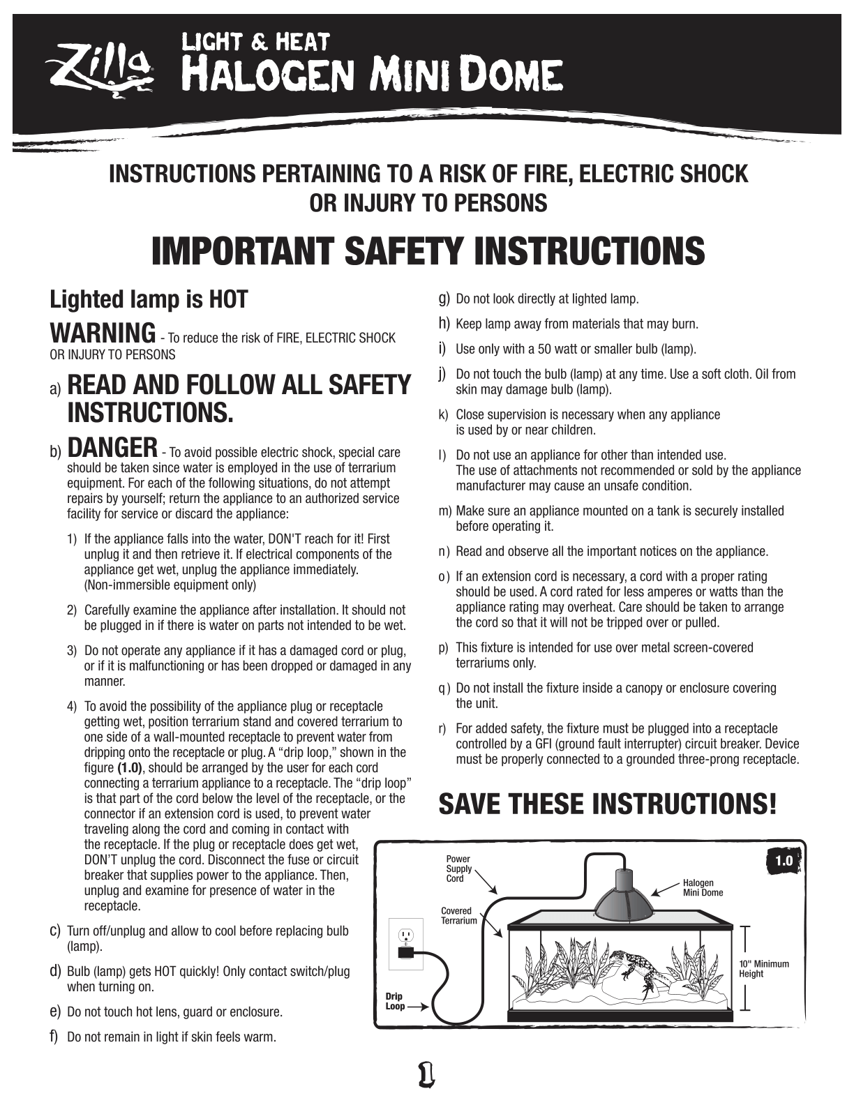 Download the Halogen Mini Dome Instructions PDF Halogen Mini Dome Instructions PDF
