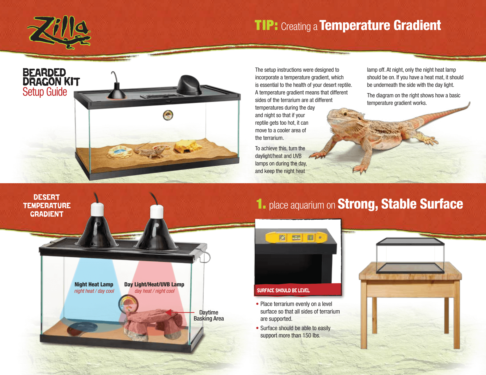 View the Setup Guide Deluxe Bearded Dragon Kit Bearded Dragon Kit Setup Guide