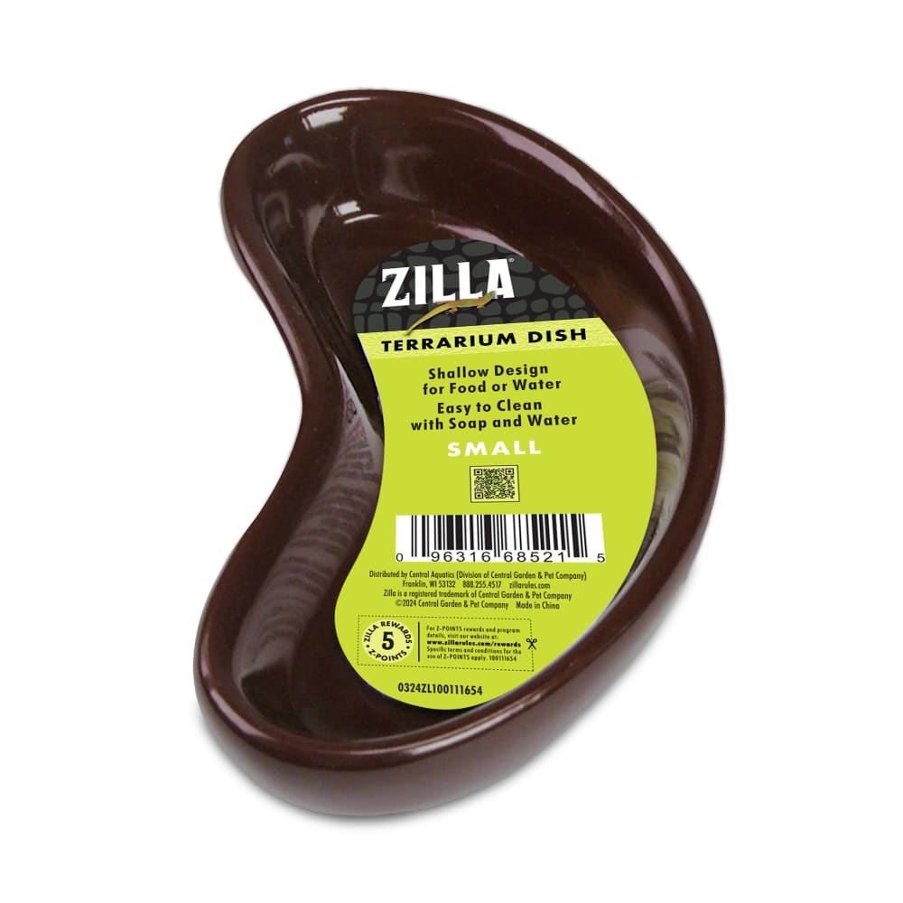 Retail package for Zilla  Small Terrarium Dish