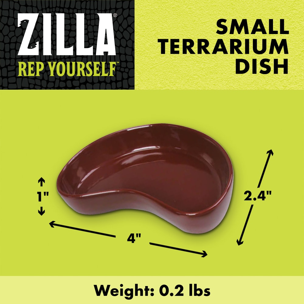 Zilla  Small Terrarium Dish dimensions