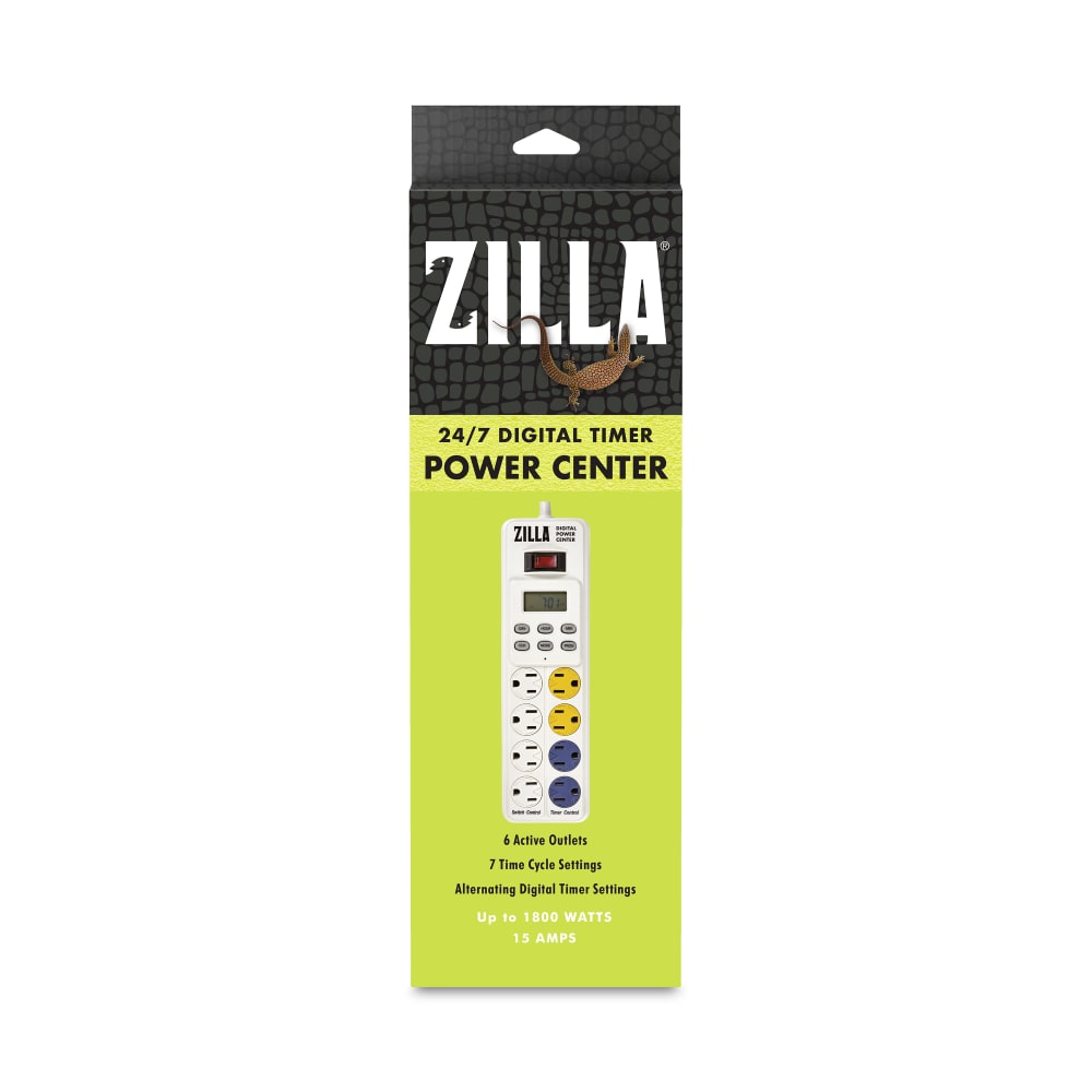 Front image of Zilla 24/7 Digital timer Power center