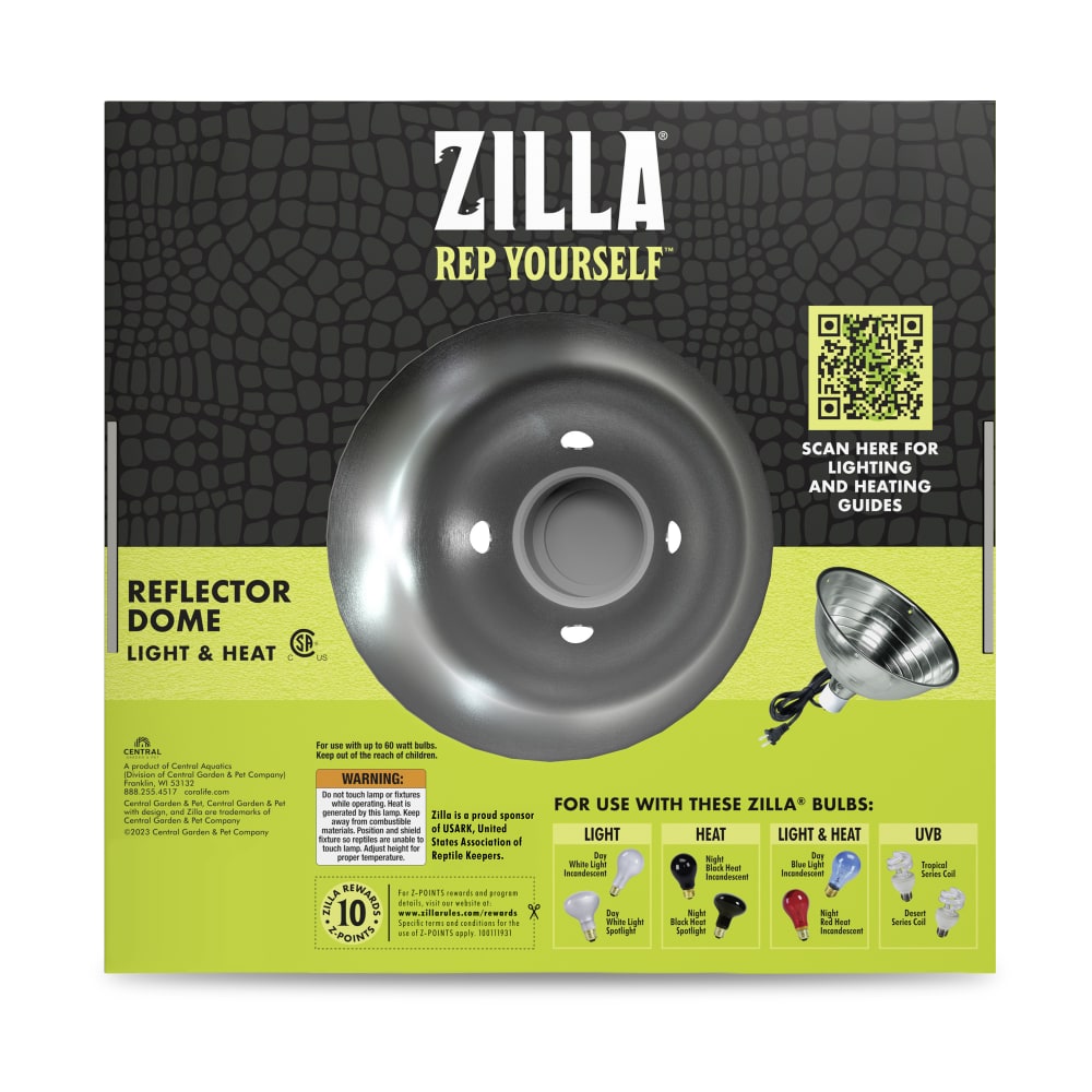 Retail package for zilla silver reflector dome
