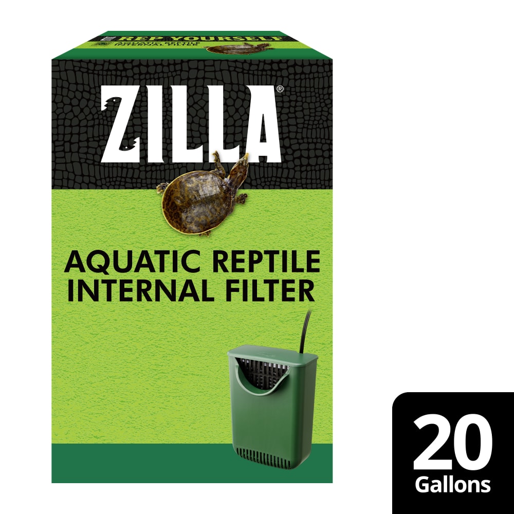 Retail package for Zilla Aquatic Reptile Internal Filter