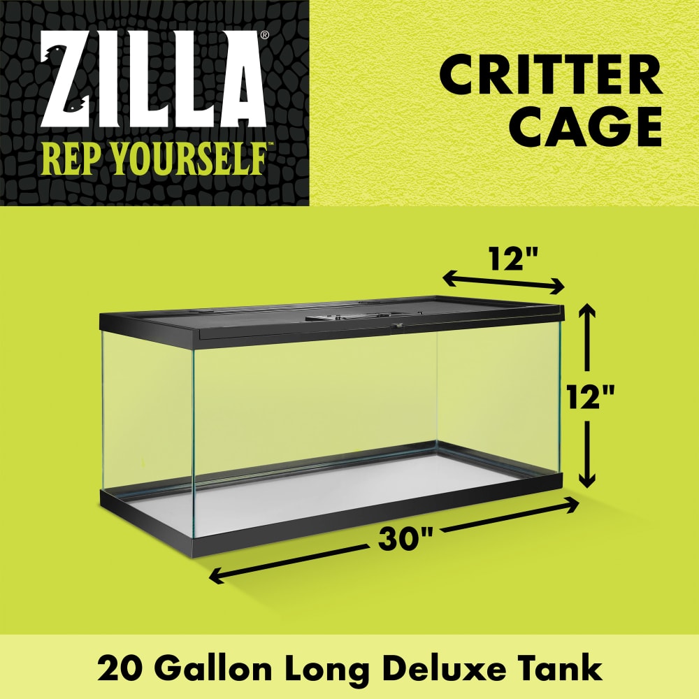 Dimensions of Zilla Deluxe Critter cage enclosure