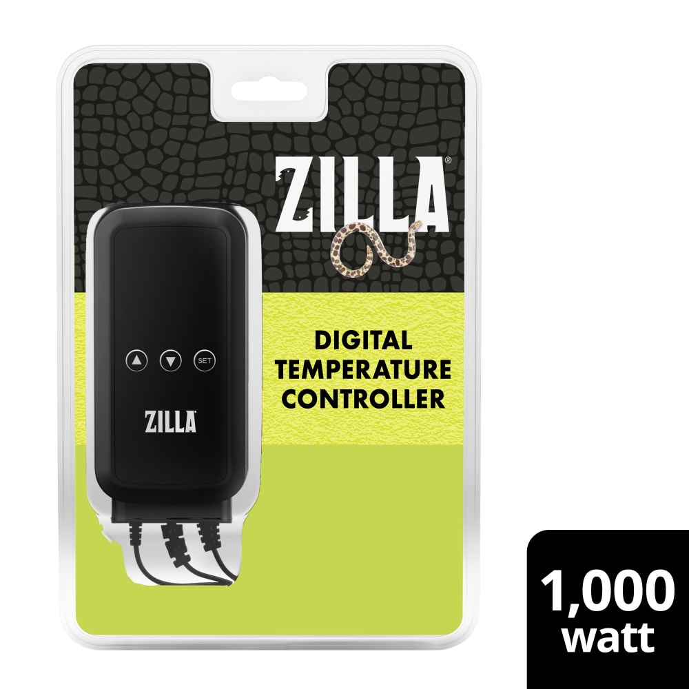 Back of packaging for Zilla Digital temperature controller