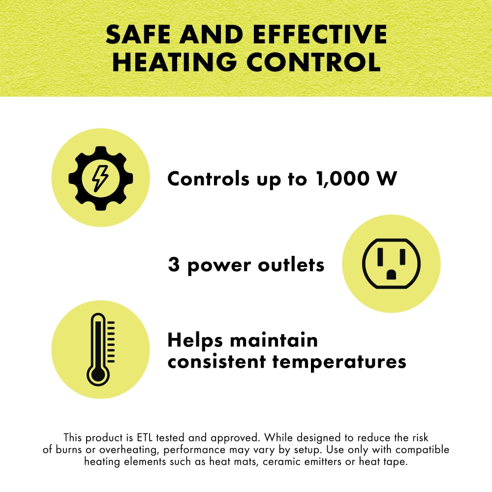 Safe and effective heating control