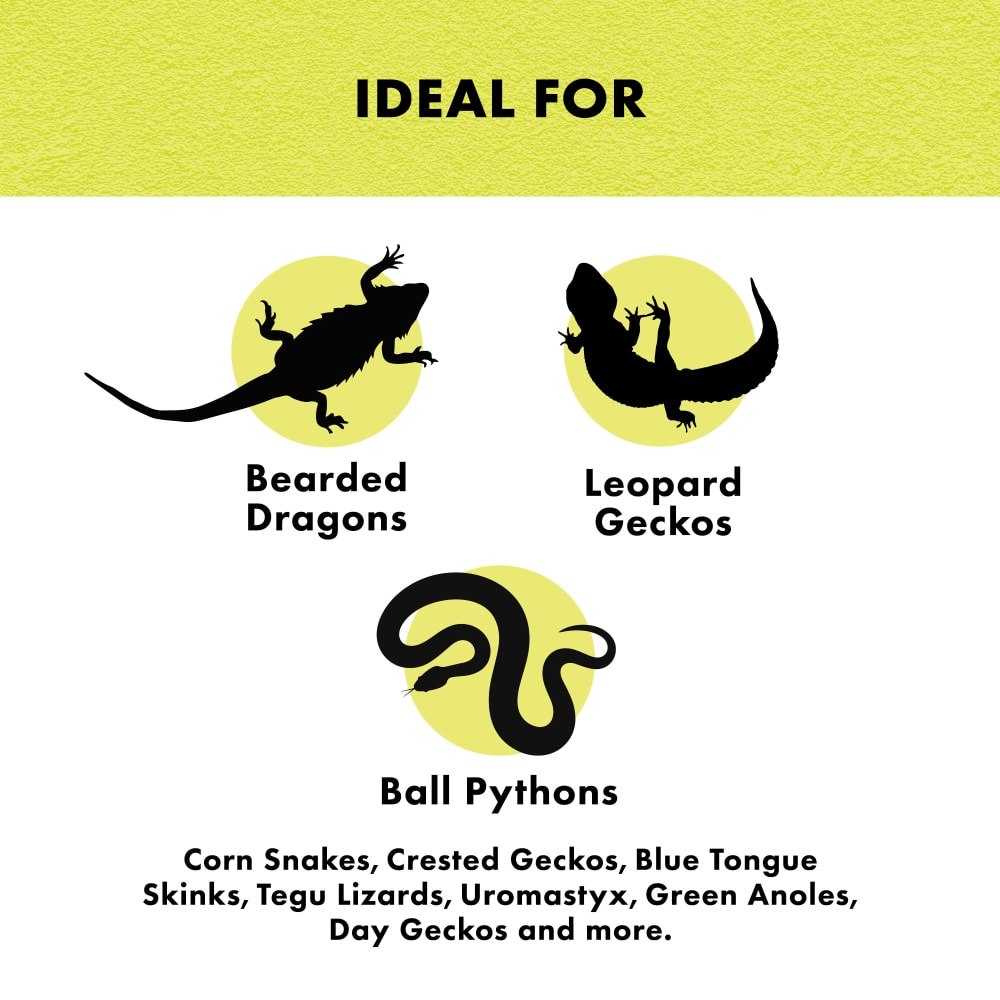 Ideal for Bearded dragons, geckos and ball pythons