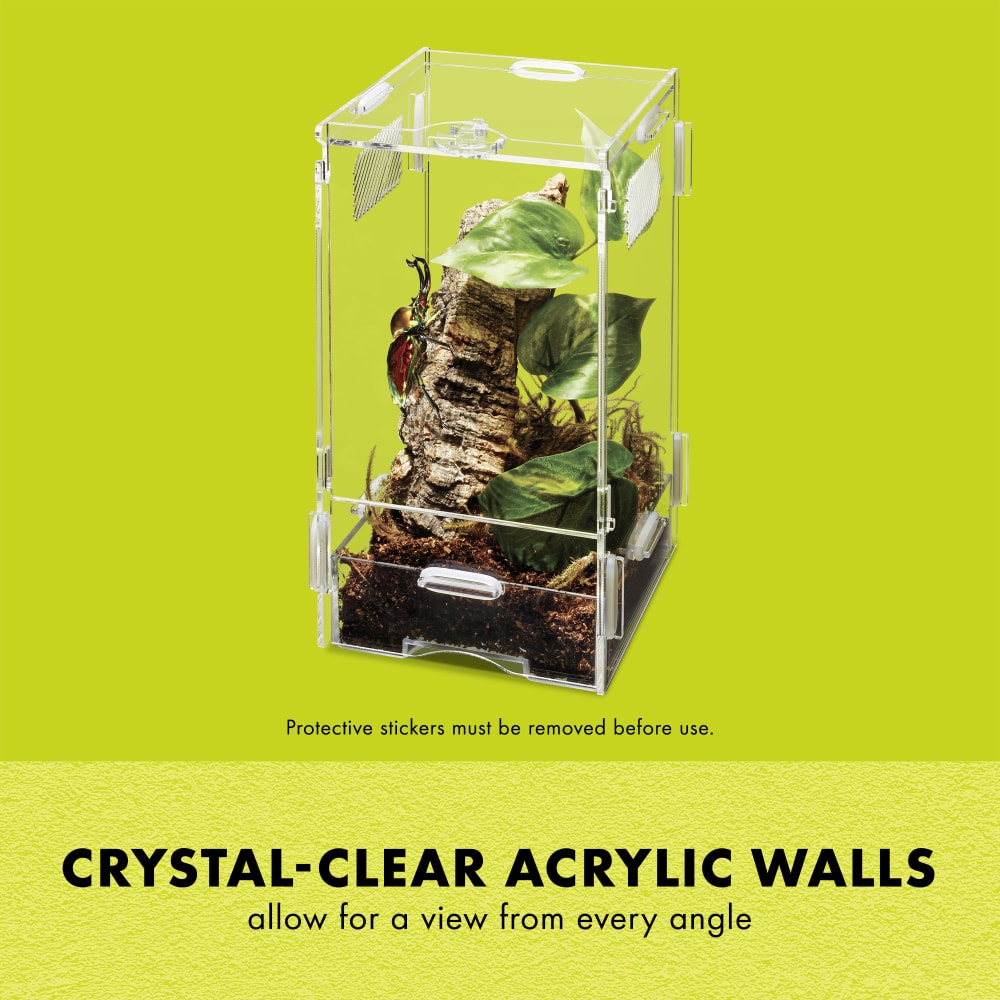 Crystal clear acrylic walls