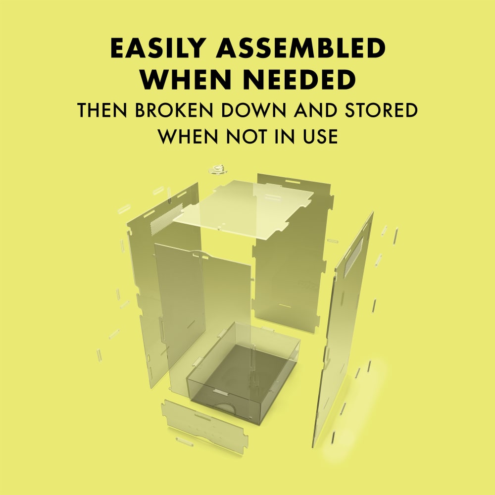 Easily assembled when needed
