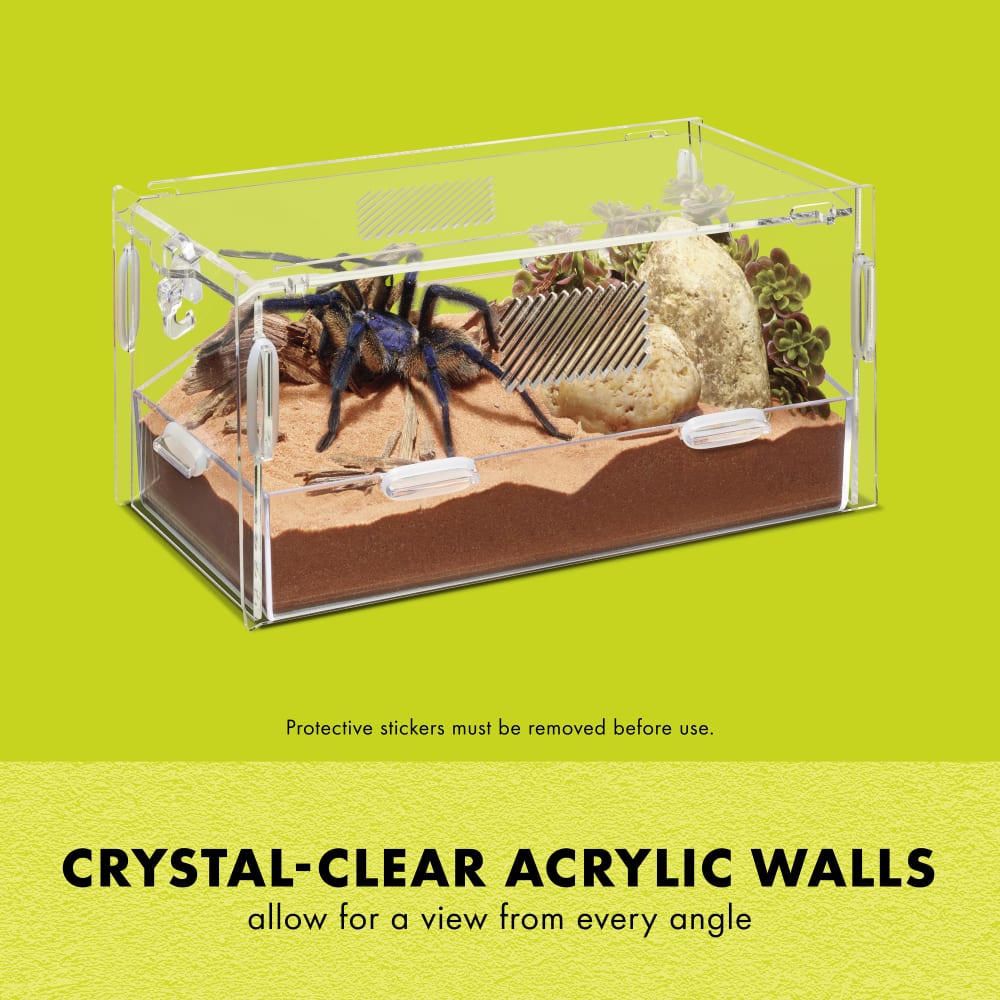 Crystal clear acrylic walls