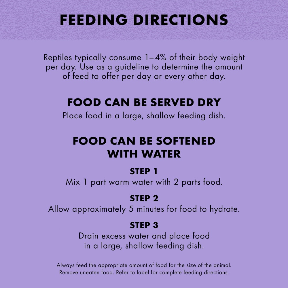 Zilla medley diet can be served dry or softened with water