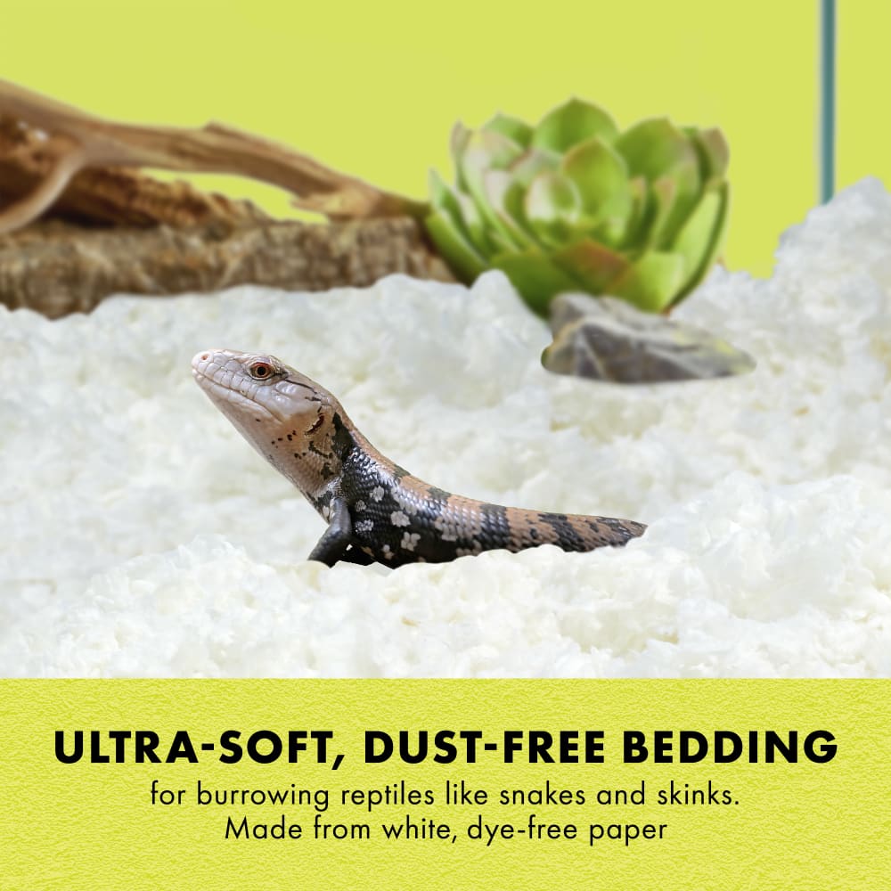 Ultra soft dust free bedding for burrowing reptiles