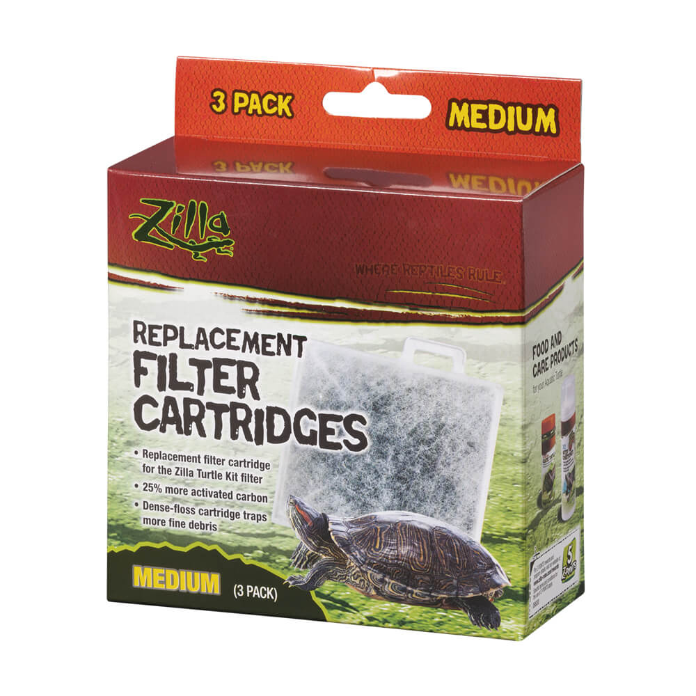 Zilla turtle kit filter replacement packaging