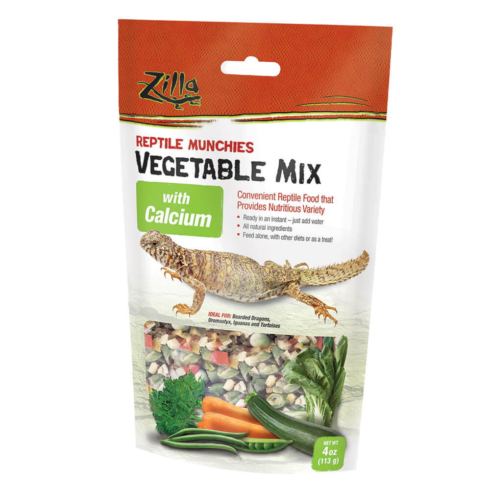 Zilla Vegetable Mix Reptile Munchies with Calcium