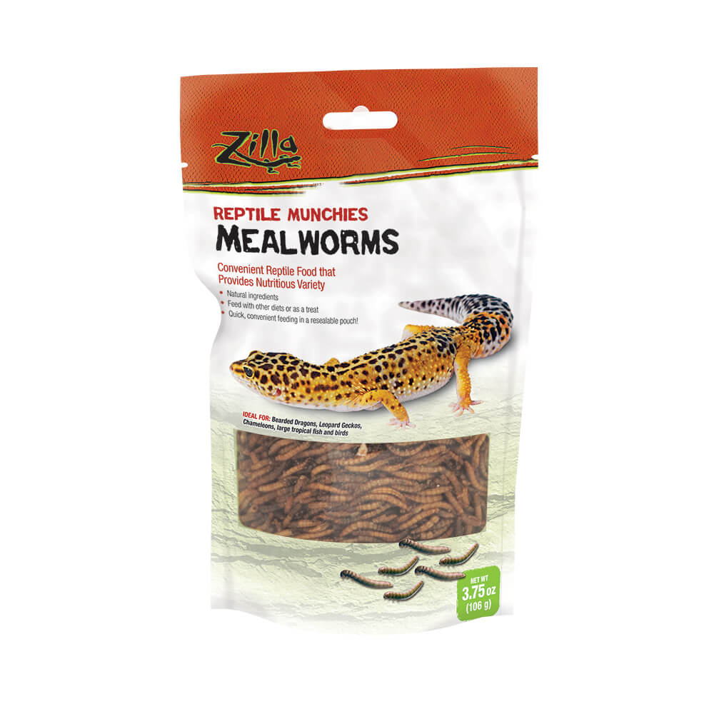 Zilla Mealworms Reptile Munchies