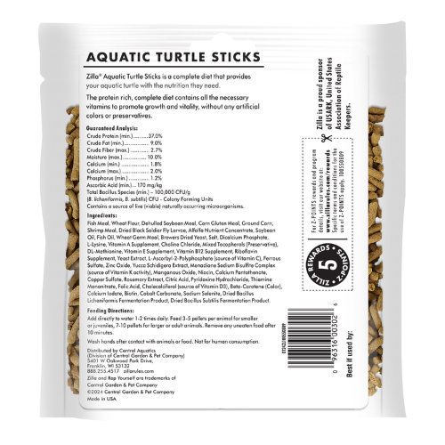 45ozTurtle Sticks - Back