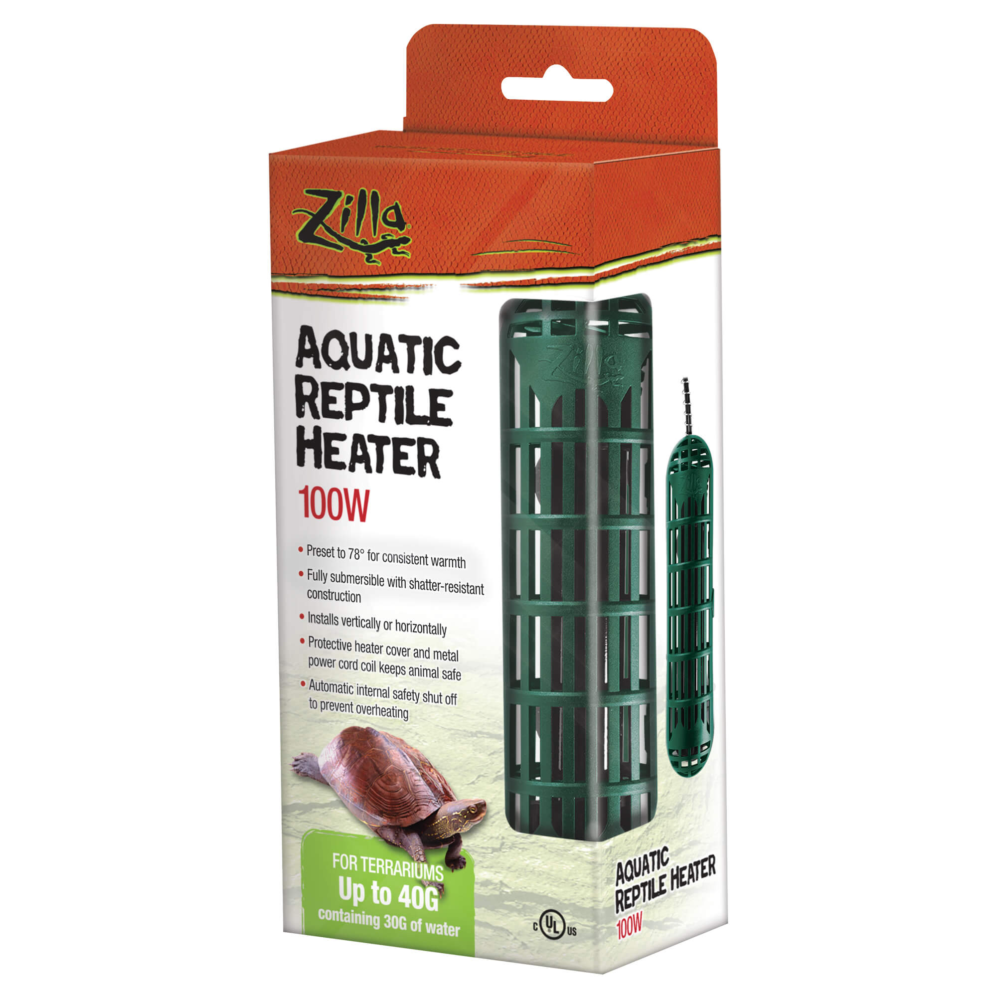 Zilla Aquatic Reptile Heater 100W
