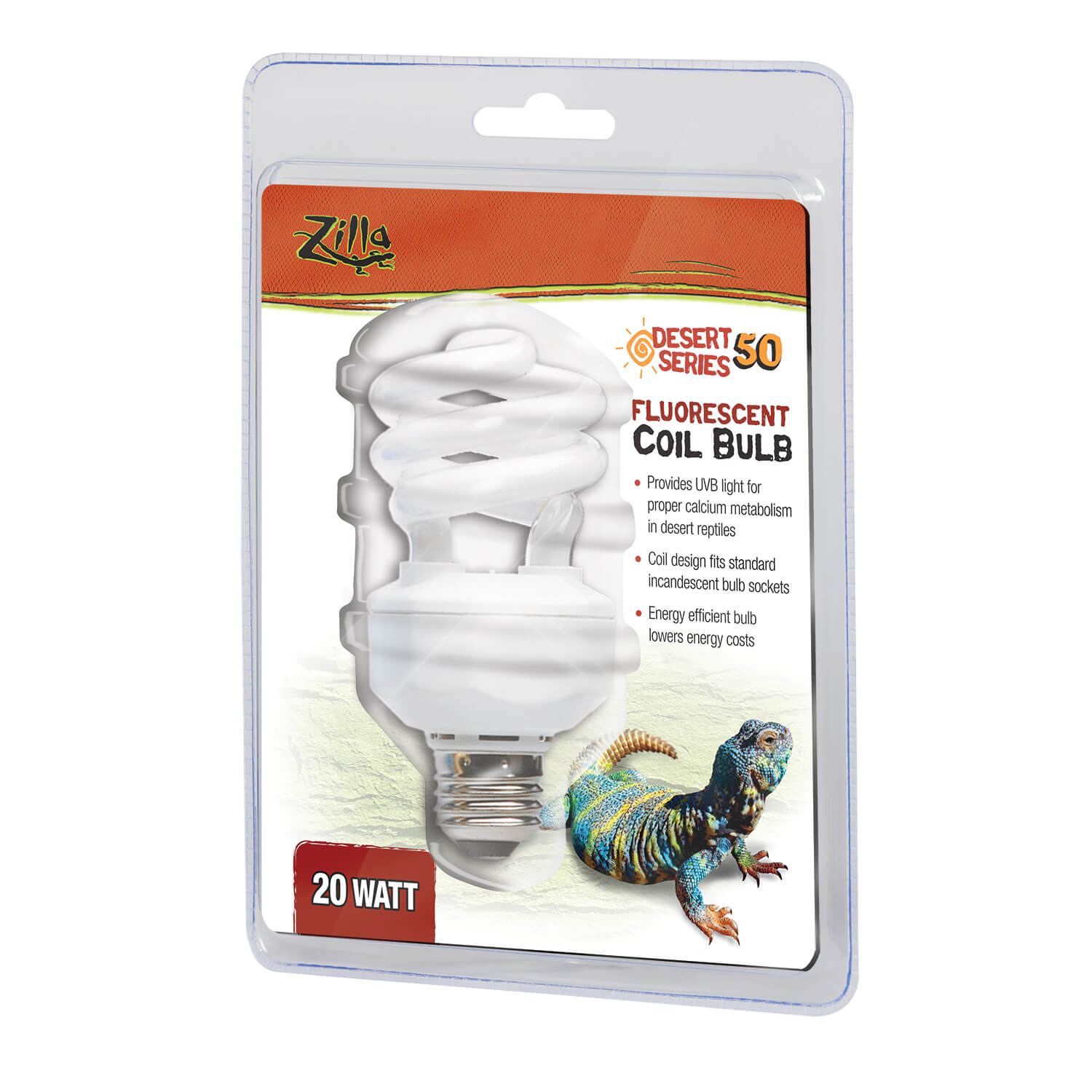 Zilla Desert Series Flourescent Coil Bulb 20W