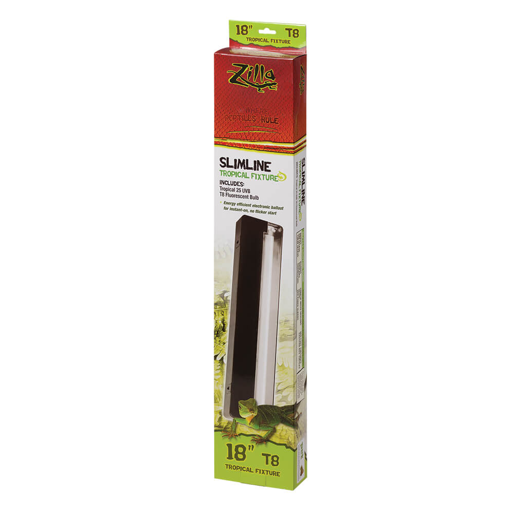 Zilla Slimline Fluorescent Tropical Light for Terrartiums