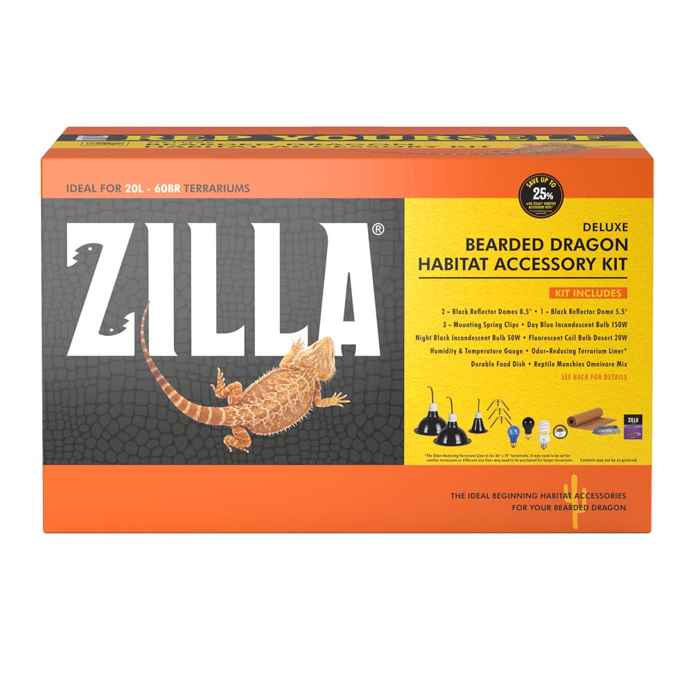 Zilla Bearded Dragon Habitat Accessory Kit