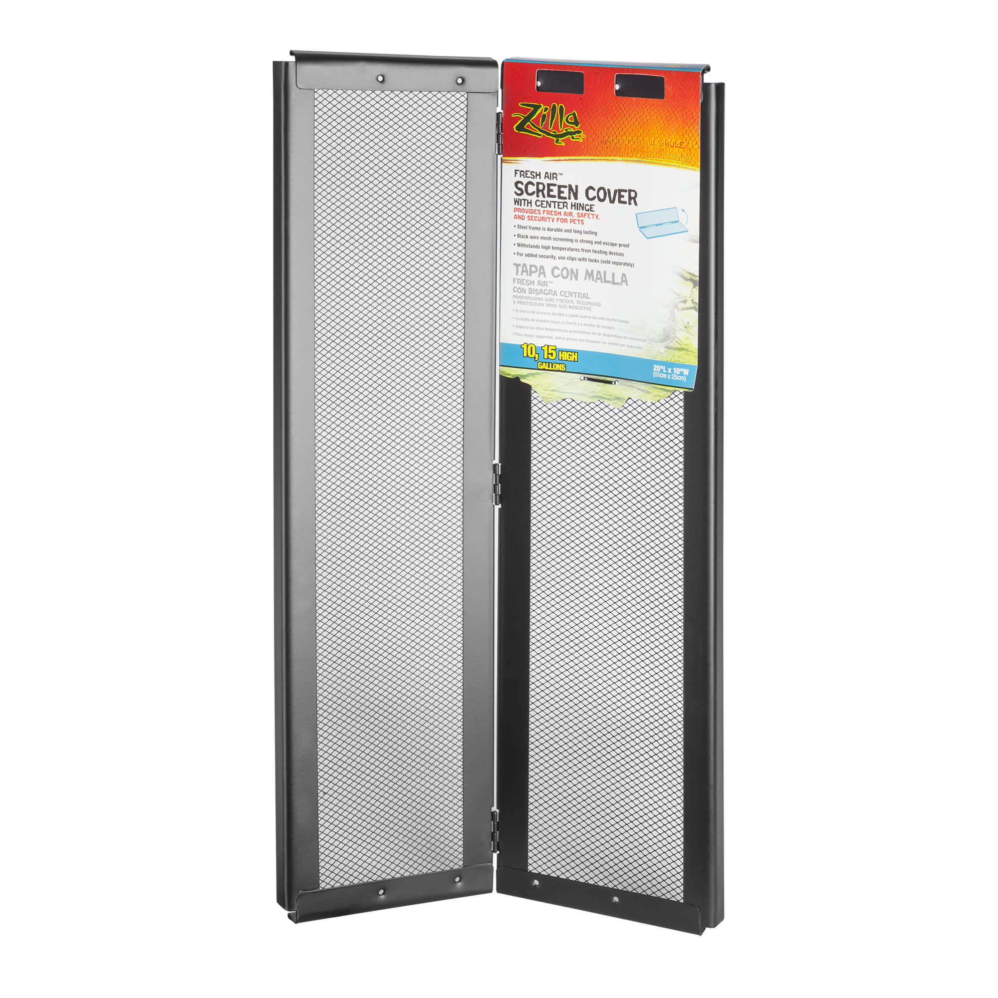 Zilla Fresh Air Screen Cover with Center Hinge
