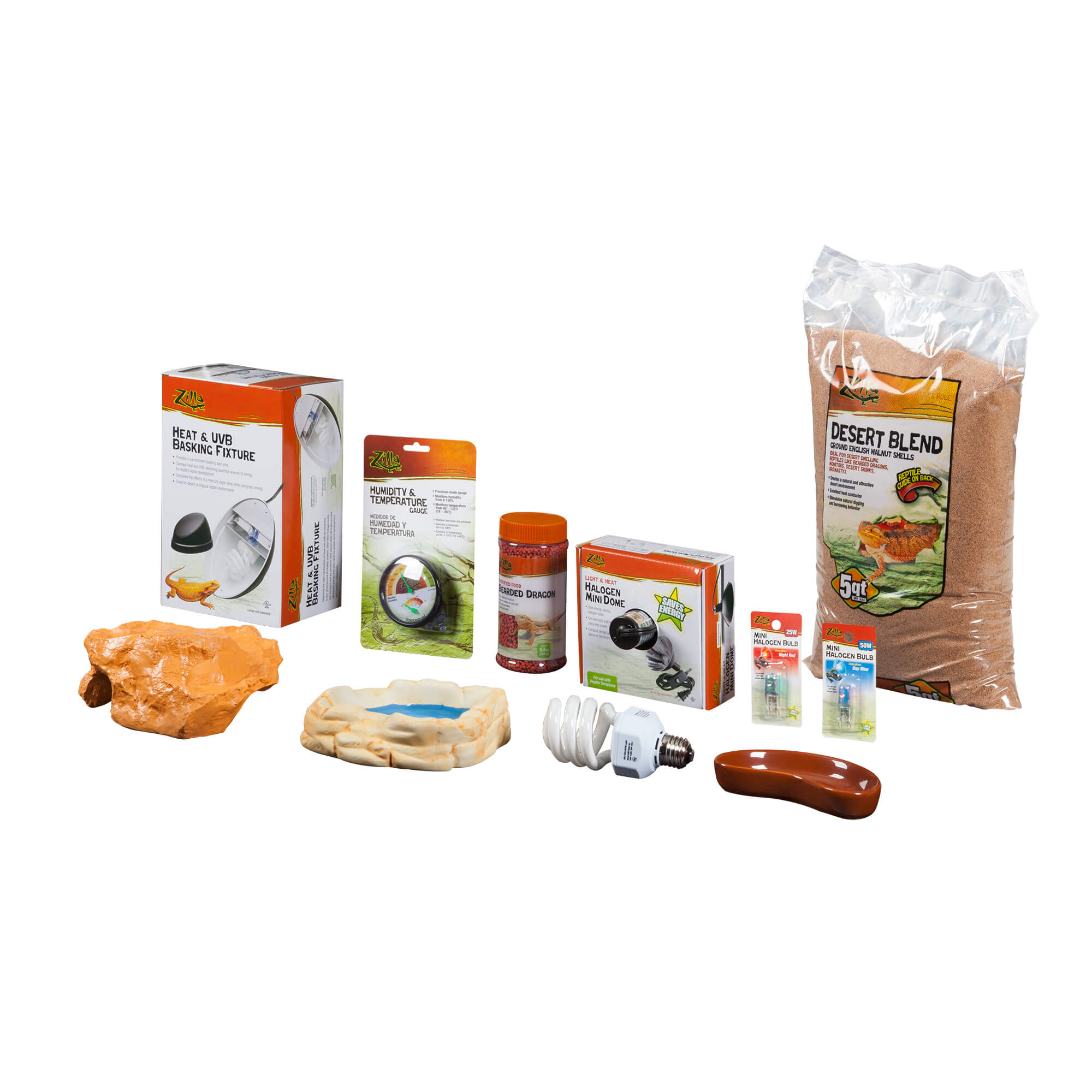 Deluxe Bearded Dragon Kit Contents