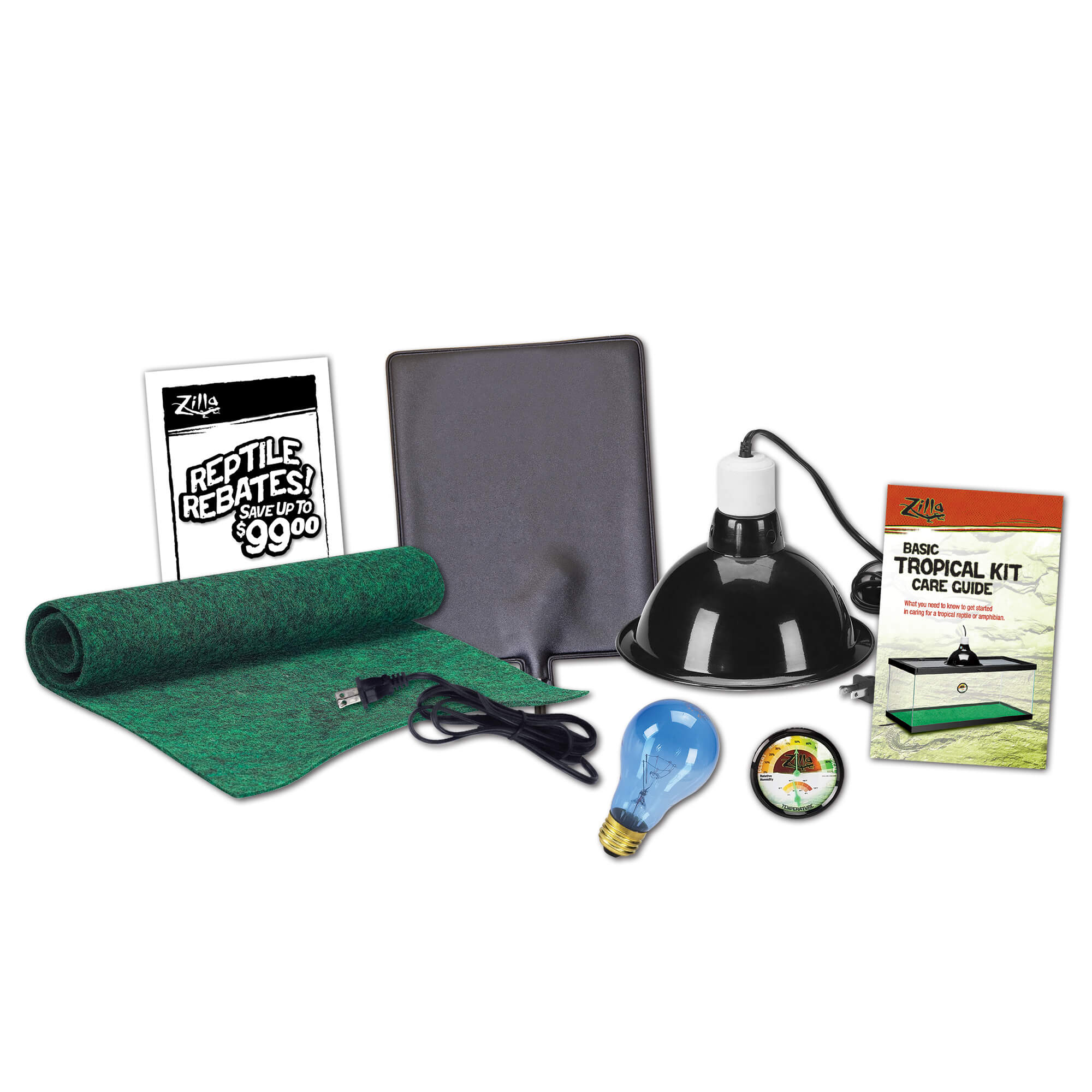 Zilla Basic Tropical Starter Kit Contents
