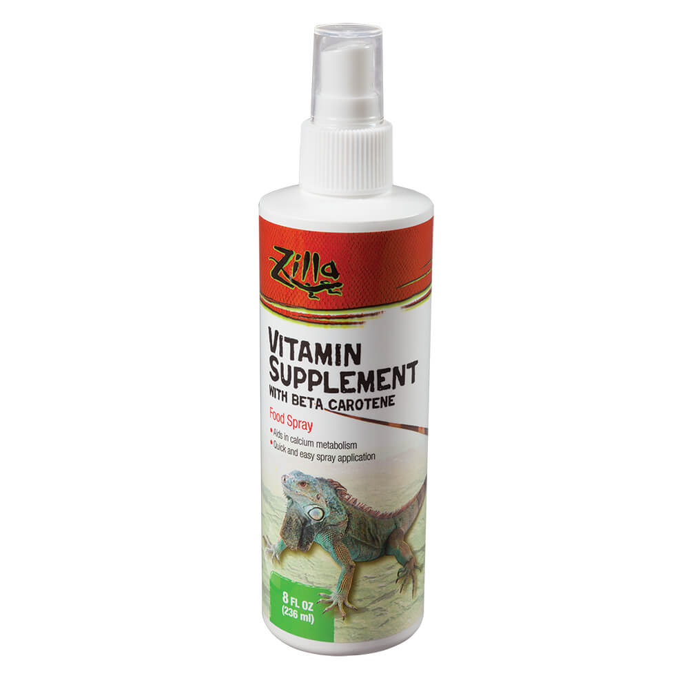 Zilla Reptile Vitamin Supplement with Beta Carotene Food Spray